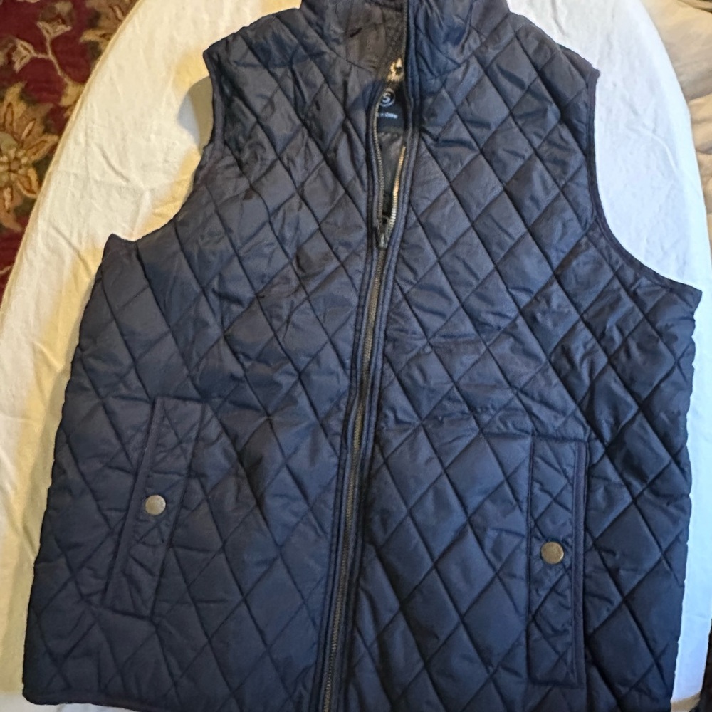 Men's Quilted Blue Vest